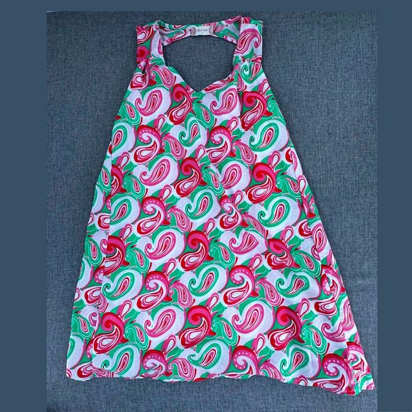 Altar'd State Dress Relaxed Fit Sleeveless Lined‎ Medium Pink, Red, Green - Picture 1 of 11